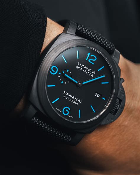 panerai marina on wrist|panerai luminor 1661 review.